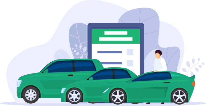 picture of a person picking cars